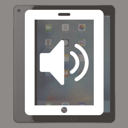 Замена динамика в планшете Apple iPad Air 2 с гарантией